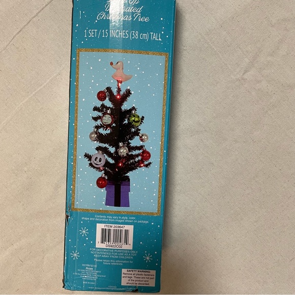 Disney Nightmare Before Christmas Tree Light Up Decorated with Movie Characters - Picture 3 of 6